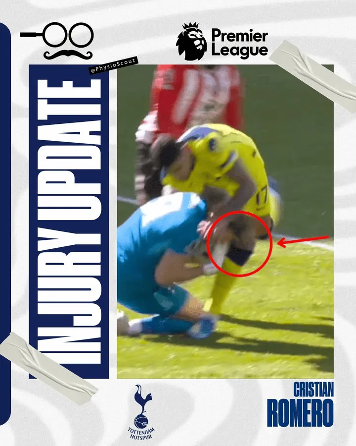 罗梅罗或遭遇内侧副韧带损伤，轻则伤缺1-3周，重则8周以上